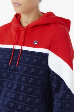 Fila Lorri Velour Hoodie -Fila Sales Store F22WF004 410 05 e