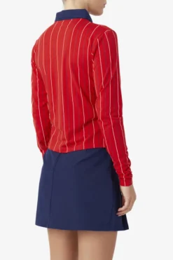 Fila Jada Long Sleeve Polo -Fila Sales Store F22WF013 640 03 e