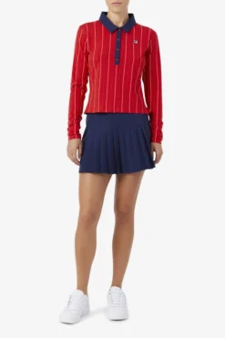 Fila Jada Long Sleeve Polo -Fila Sales Store F22WF013 640 04 e