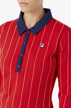 Fila Jada Long Sleeve Polo -Fila Sales Store F22WF013 640 05 e