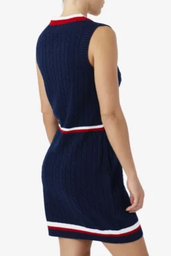 Fila Darian Sweater Knit Dress -Fila Sales Store F22WF020 410 03 e