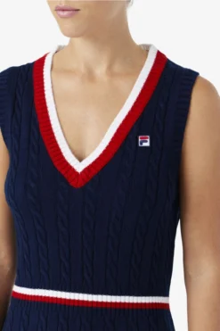 Fila Darian Sweater Knit Dress -Fila Sales Store F22WF020 410 05 e