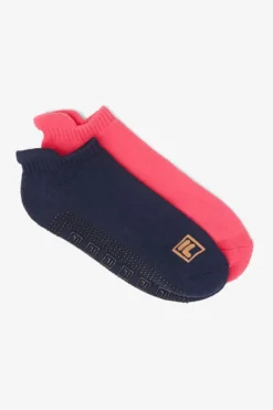Fila Women's No Show Grip Sock 2-Pack