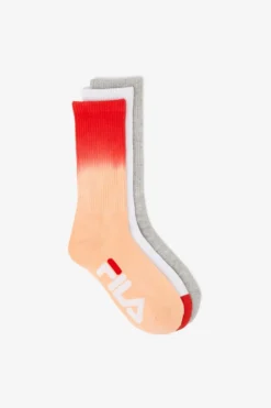 Fila Women's Dip Dye Crew Sock 3-Pack