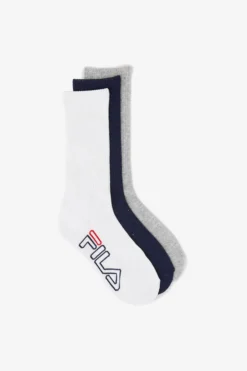 Fila Women's Speckle Stripe Crew Sock 3-Pack