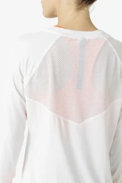 Fila Fi-Lux Mesh Back Long Sleeve Crew -Fila Sales Store FW13A986 100 05 e