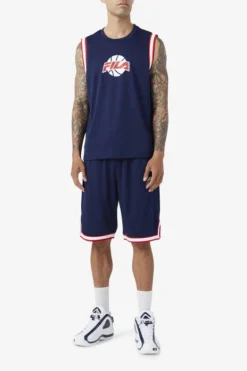 Fila Ovi Basketball Short -Fila Sales Store LM23C618 410 04 e