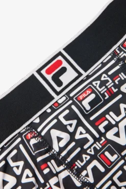 Fila Men's Black Allover Print Boxer Briefs -Fila Sales Store LM831978 001 03 e
