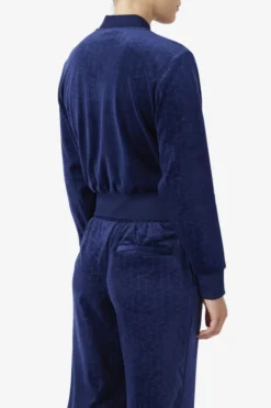 Fila Zenaida Velour Track Jacket -Fila Sales Store LW211206 410 03 e